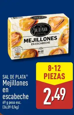 ALDI SAL DE PLATA Mejillones oferta
