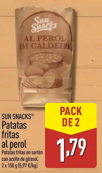 ALDI SUN SNACKS Patatas fritas al perol oferta