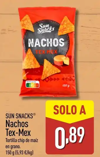 ALDI SUN SNACKS Nachos Tex-Mex oferta