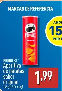 ALDI PRINGLES Aperitivo de patatas sabor original oferta