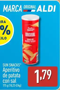 ALDI SUN SNACKS Aperitivo de patata con sal oferta