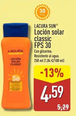 ALDI LACURA SUN Loción solar classic FPS 30 oferta