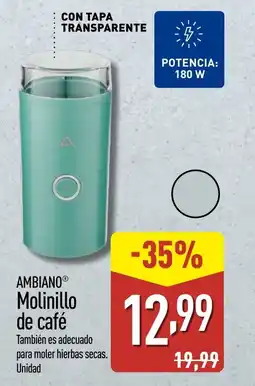 ALDI AMBIANO Molinillo de café oferta