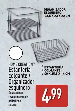 ALDI HOME CREATION Estantería colgante / Organizador esquinero oferta