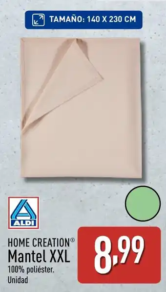 ALDI HOME CREATION Mantel XXL oferta