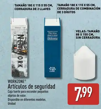 ALDI WORKZONE Artículos de seguridad oferta