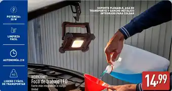 ALDI WORKZONE Foco de trabajo LED oferta
