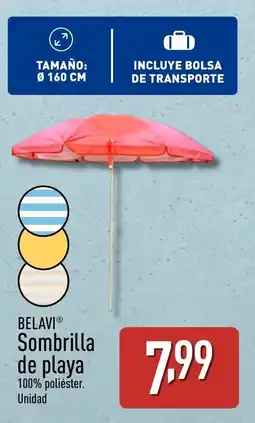 ALDI BELAVI Sombrilla de playa oferta