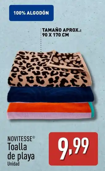 ALDI NOVITESSE Toalla de playa oferta