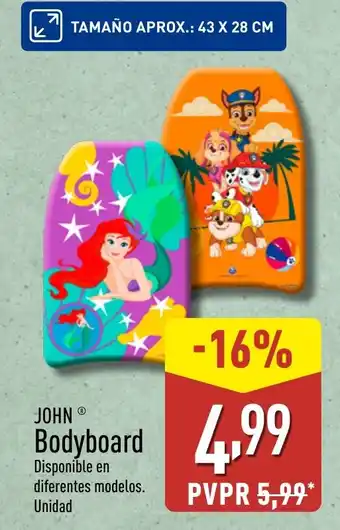 ALDI JOHN Bodyboard oferta