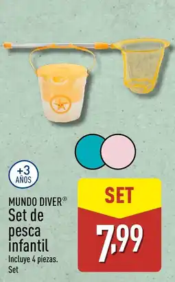 ALDI MUNDO DIVER Set de pesca infantil oferta