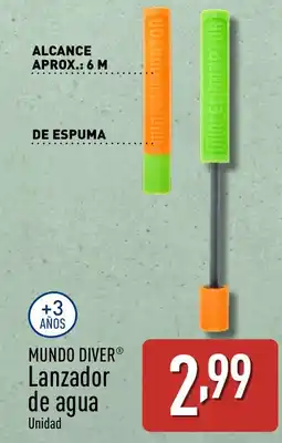 ALDI MUNDO DIVER Lanzador de agua oferta