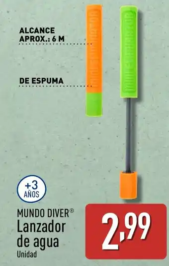 ALDI MUNDO DIVER Lanzador de agua oferta