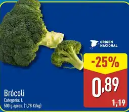 ALDI Brócoli oferta
