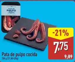 ALDI Pata de pulpo cocida oferta