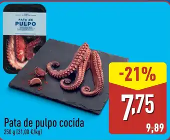 ALDI Pata de pulpo cocida oferta