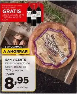 Alimerka SAN VICENTE Queso curado de León oferta
