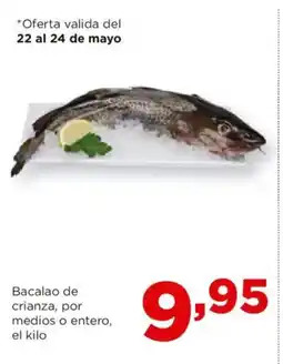 Alimerka Bacalao de crianza, por medios o entero oferta