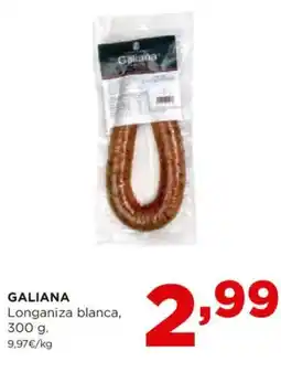Alimerka GALIANA Longaniza blanca oferta