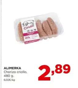 Alimerka ALIMERKA Chorizo criollo oferta