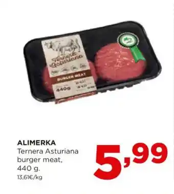 Alimerka ALIMERKA Ternera Asturiana burger meat oferta