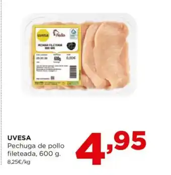Alimerka UVESA Pechuga de pollo fileteada oferta
