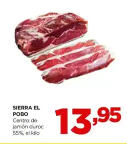 Alimerka SIERRA EL POBO Centro de jamón duroc 55% oferta
