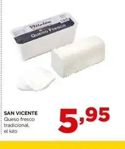 Alimerka SAN VICENTE Queso fresco tradicional oferta