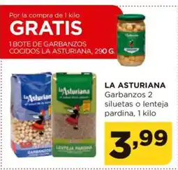 Alimerka LA ASTURIANA Garbanzos 2 siluetas o lenteja pardina oferta