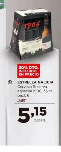 Alimerka ESTRELLA GALICIA Cerveza Reserva especial 1906 oferta
