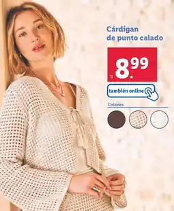 Lidl Cárdigan de punto calado oferta