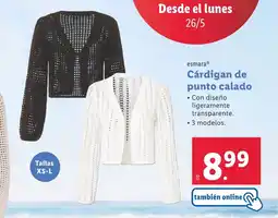 Lidl ESMARA Cárdigan de punto calado oferta