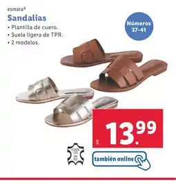 Lidl ESMARA Sandalias oferta