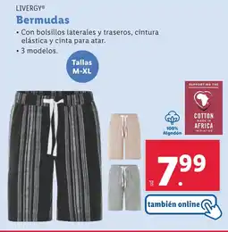 Lidl LIVERGY Bermudas oferta
