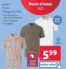 Lidl LIVERGY Polo Regular Fit oferta