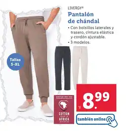 Lidl LIVERGY Pantalón de chándal oferta