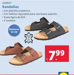 Lidl LIVERGY Sandalias oferta