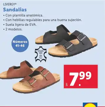 Lidl LIVERGY Sandalias oferta