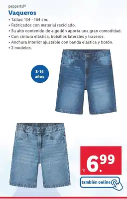 Lidl PEPPERTS Vaqueros oferta