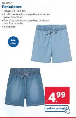 Lidl PEPPERTS Pantalones oferta