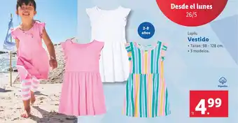 Lidl LUPILU Vestido oferta