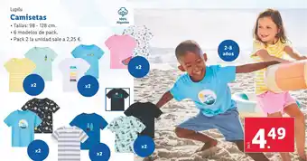 Lidl LUPILU Camisetas oferta