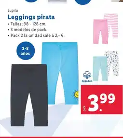 Lidl LUPILU Leggings pirata oferta