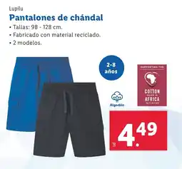 Lidl LUPILU Pantalones de chándal oferta
