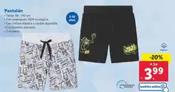Lidl Pantalón oferta