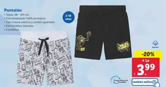 Lidl Pantalón oferta