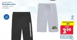 Lidl SUPER MARIO BROTHERS Pantalón corto oferta