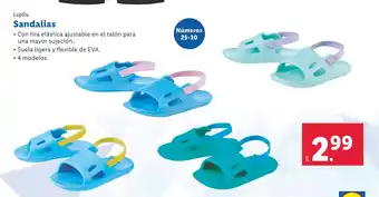 Lidl LUPILU Sandalias oferta