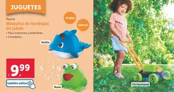 Lidl PLAYTIVE Máquina de burbujas de jabón oferta