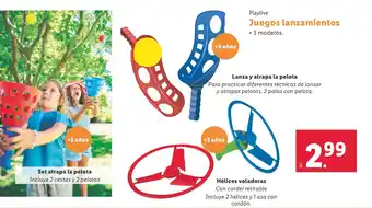 Lidl PLAYTIVE Juegos lanzamientos oferta